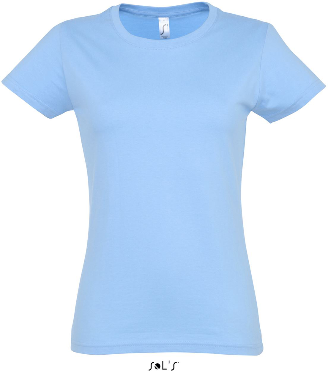 Sol's imperial Women - Round Collar T-shirt - modrá