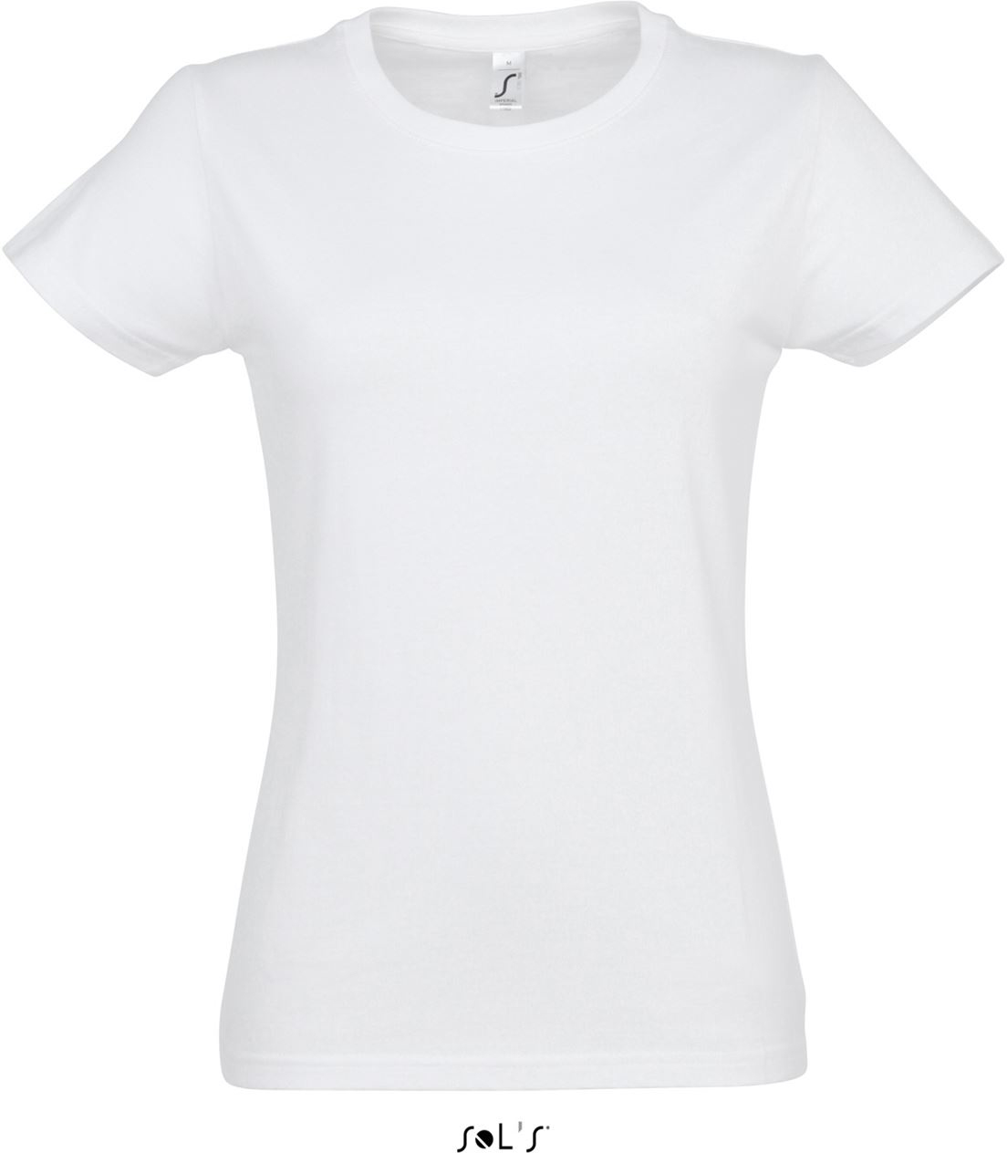 Sol's imperial Women - Round Collar T-shirt - white