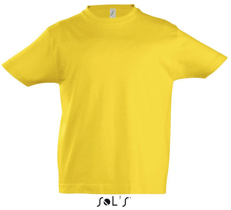 Sol's imperial Kids - Round Neck T-shirt - žltá