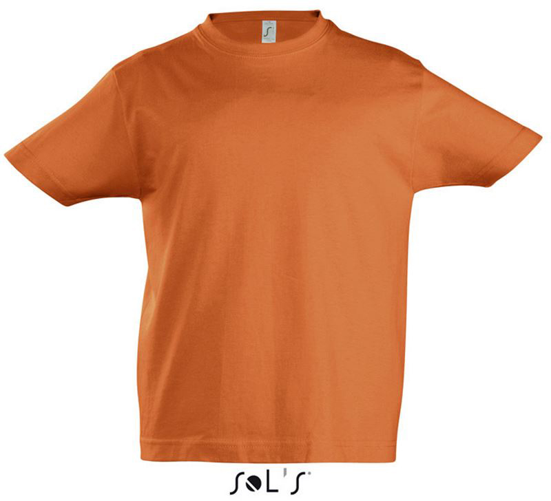 Sol's imperial Kids - Round Neck T-shirt - oranžová