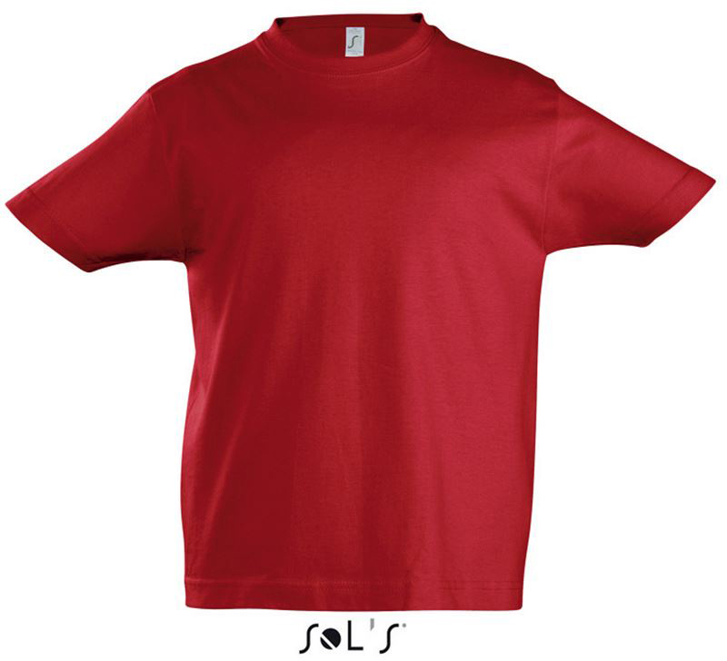 Sol's imperial Kids - Round Neck T-shirt - Sol's imperial Kids - Round Neck T-shirt - Red