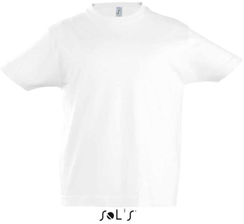 Sol's imperial Kids - Round Neck T-shirt - biela