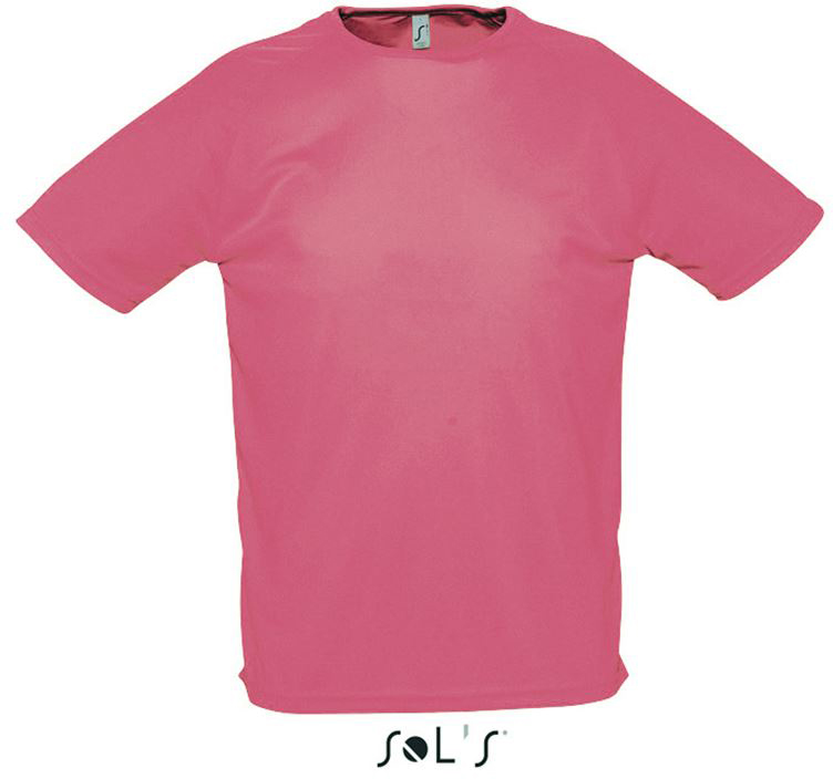 Sol's Sporty - Raglan Sleeved T-shirt - růžová
