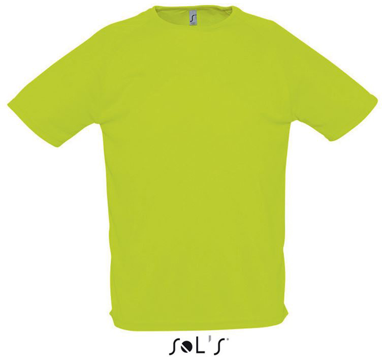 Sol's Sporty - Raglan Sleeved T-shirt - Sol's Sporty - Raglan Sleeved T-shirt - Lime