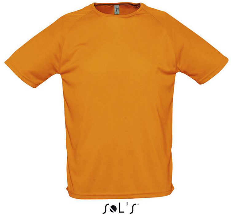 Sol's Sporty - Raglan Sleeved T-shirt - Sol's Sporty - Raglan Sleeved T-shirt - Safety Orange
