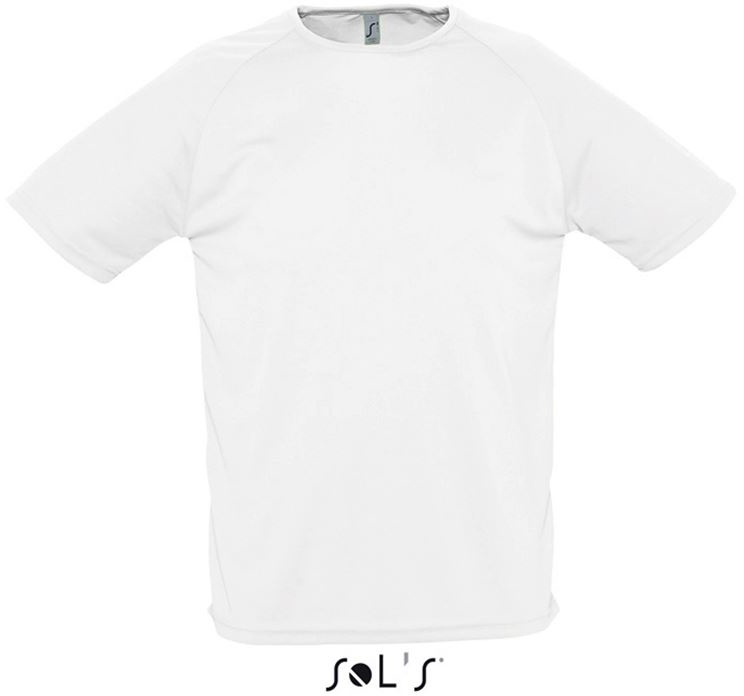 Sol's Sporty - Raglan Sleeved T-shirt - bílá