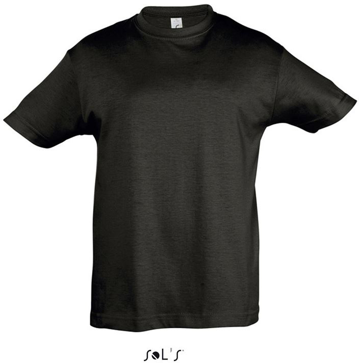 Sol's Regent Kids - Round Neck T-shirt - čierna