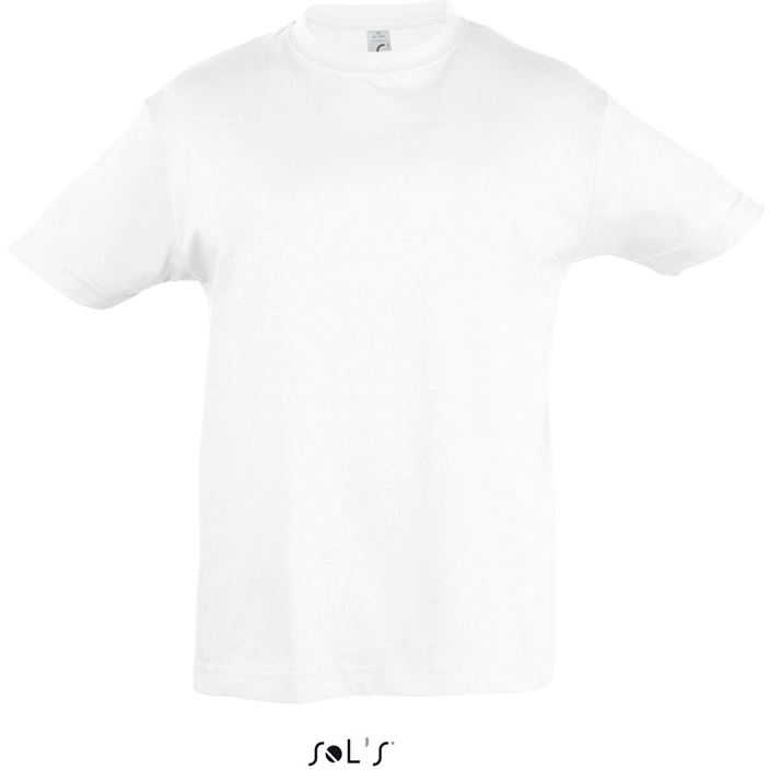 Sol's Regent Kids - Round Neck T-shirt - bílá