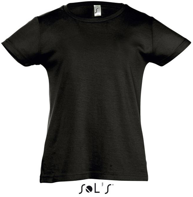 Sol's Cherry - Girls' T-shirt - black