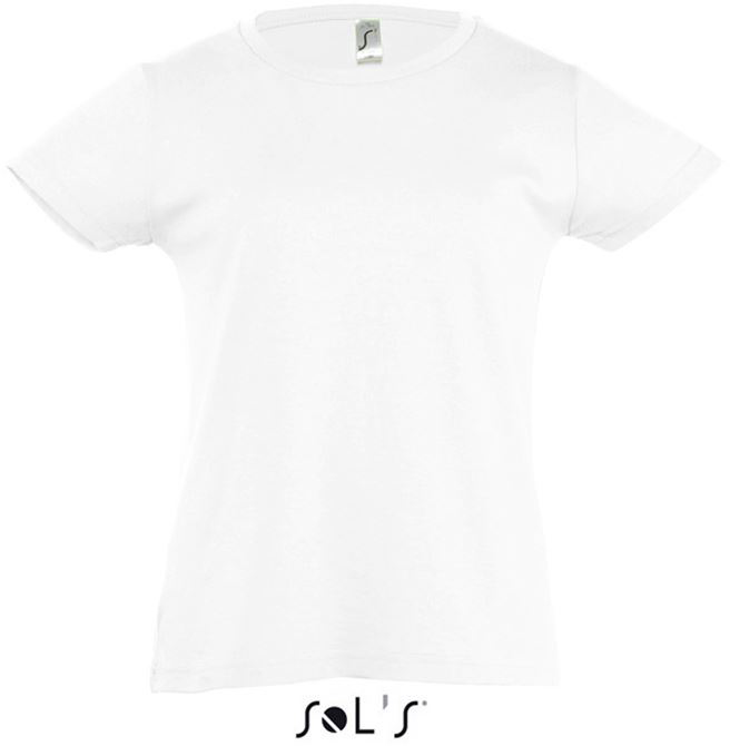Sol's Cherry - Girls' T-shirt - bílá
