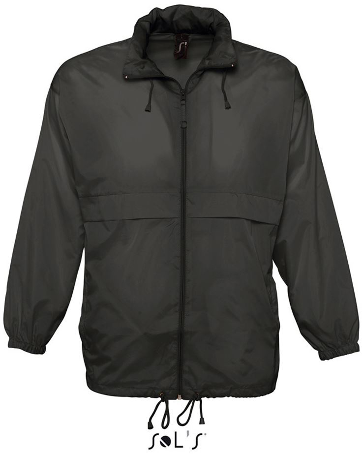 Sol's Surf - Unisex Water Repellent Windbreaker - čierna