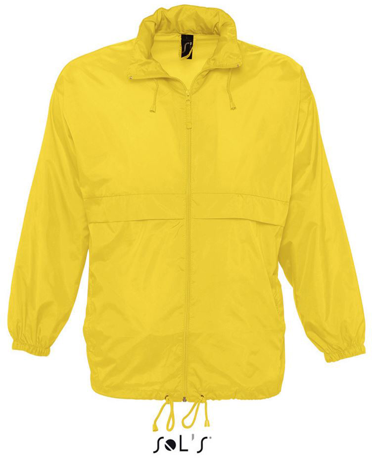 Sol's Surf - Unisex Water Repellent Windbreaker - žltá