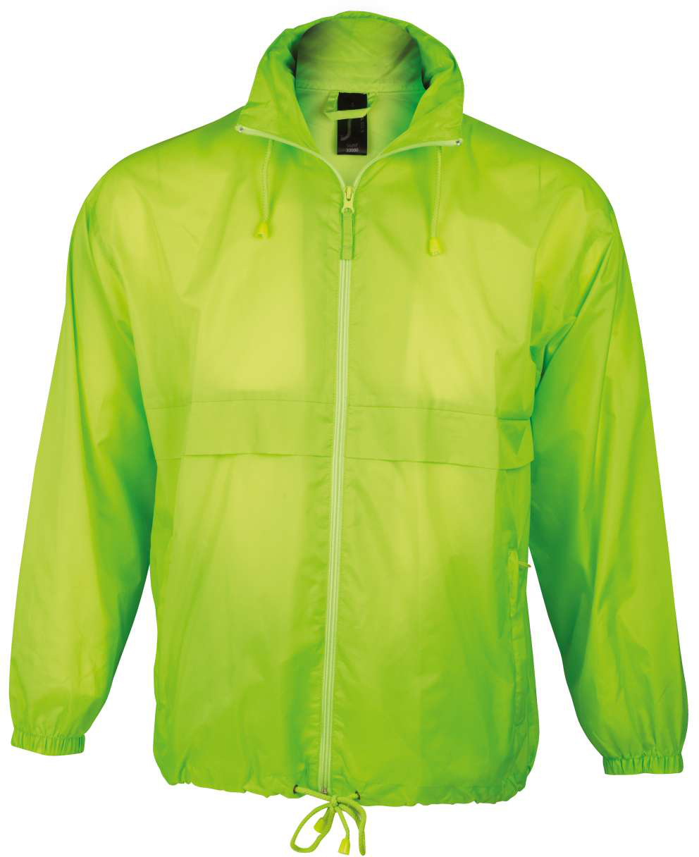 Sol's Surf - Unisex Water Repellent Windbreaker - zelená