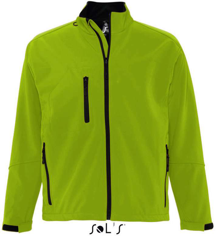 Sol's Relax - Men's Softshell Zipped Jacket - Sol's Relax - Men's Softshell Zipped Jacket - Lime