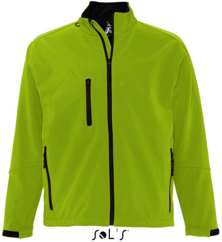 Sol's Relax - Men's Softshell Zipped Jacket - green