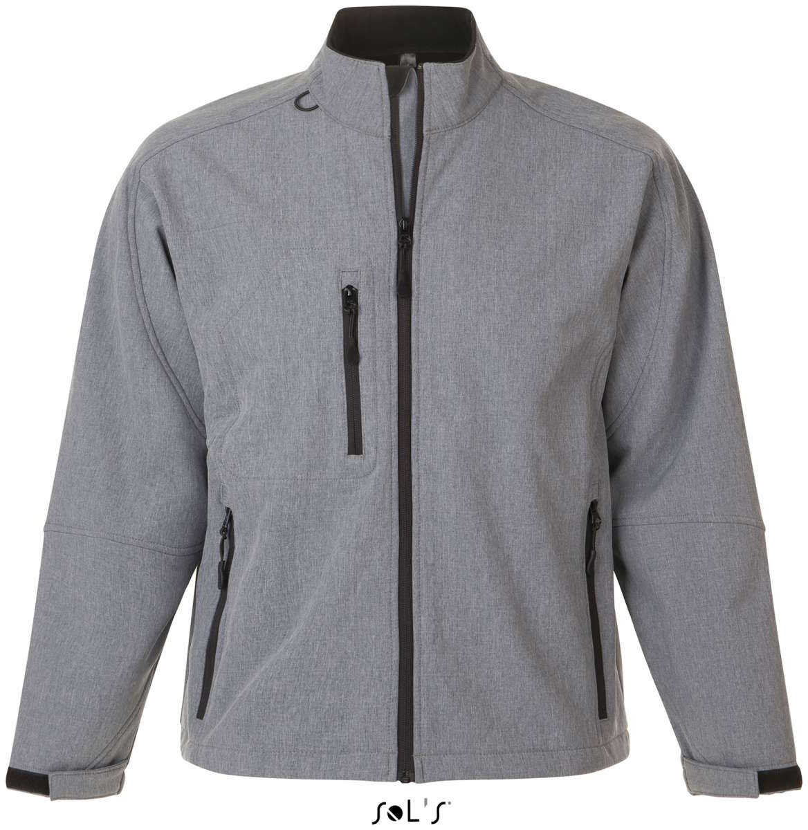 Sol's Relax - Men's Softshell Zipped Jacket - Grau