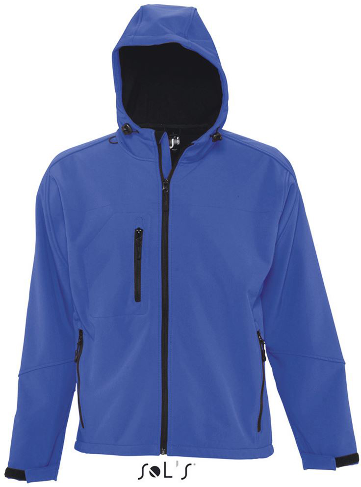 Sol's Replay Men - Hooded Softshell - blue