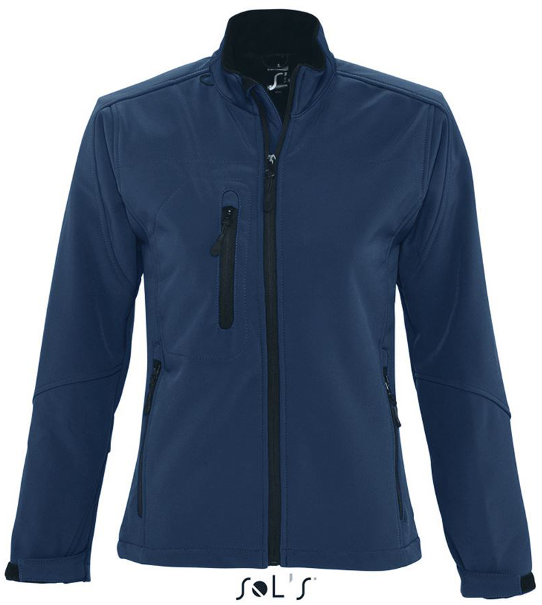 Sol's Roxy - Women's Softshell Zipped Jacket - modrá