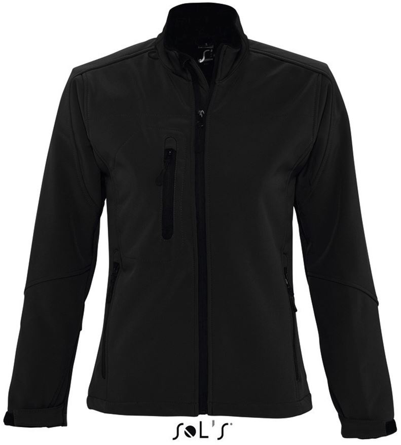 Sol's Roxy - Women's Softshell Zipped Jacket - schwarz