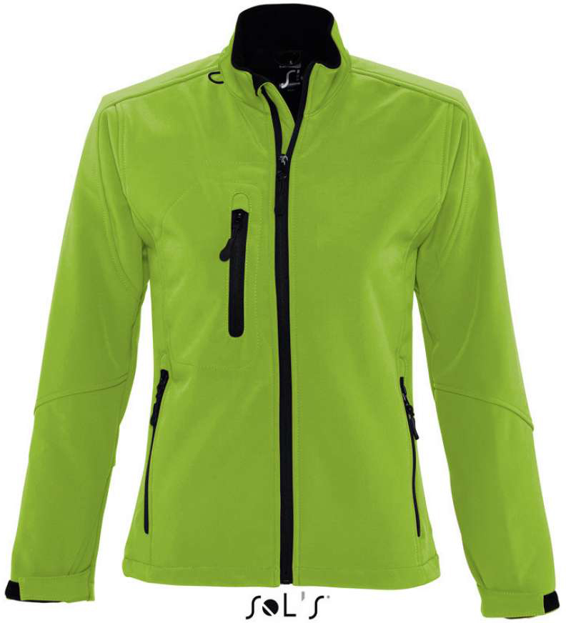 Sol's Roxy - Women's Softshell Zipped Jacket - zelená