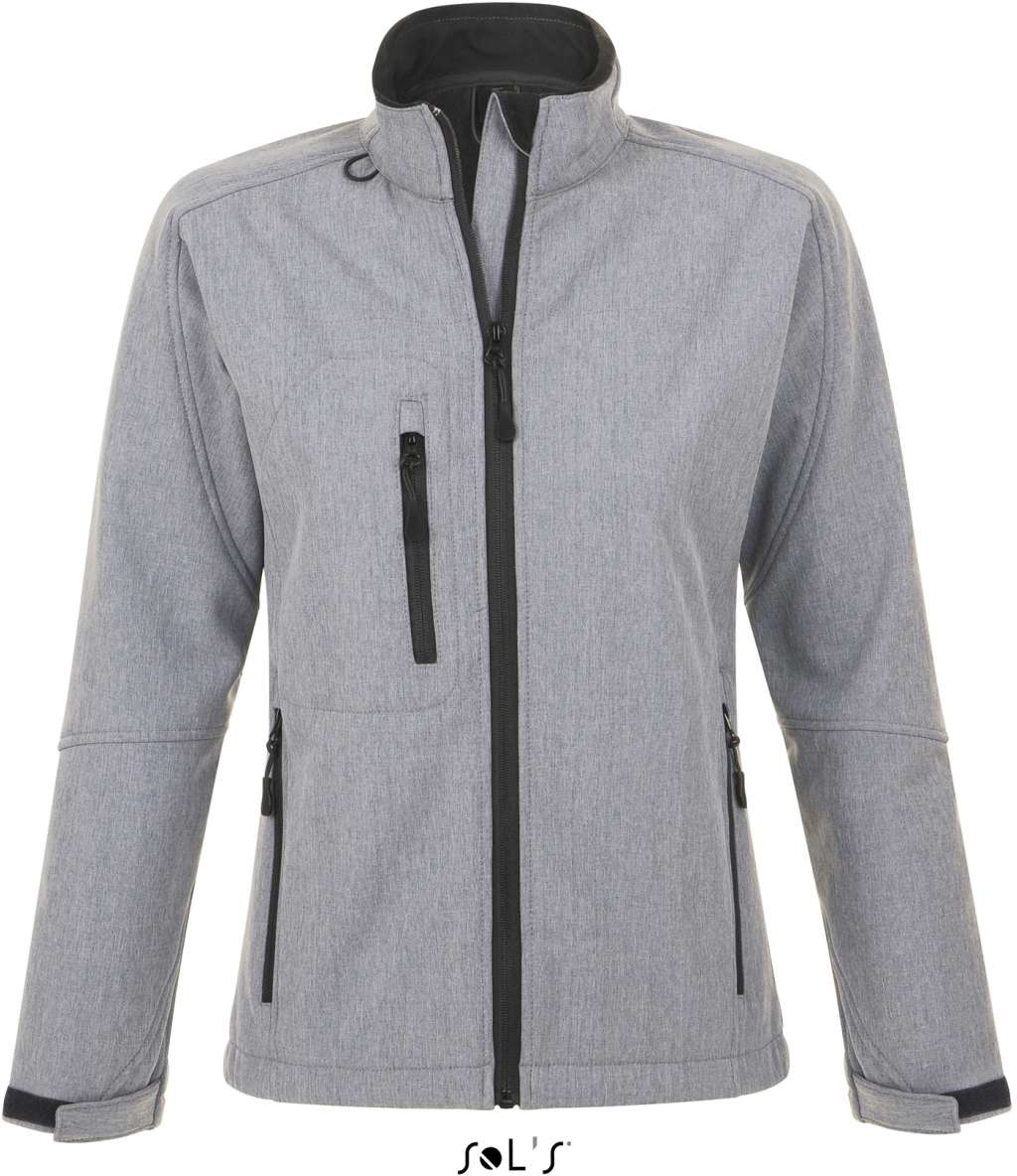 Sol's Roxy - Women's Softshell Zipped Jacket - grey