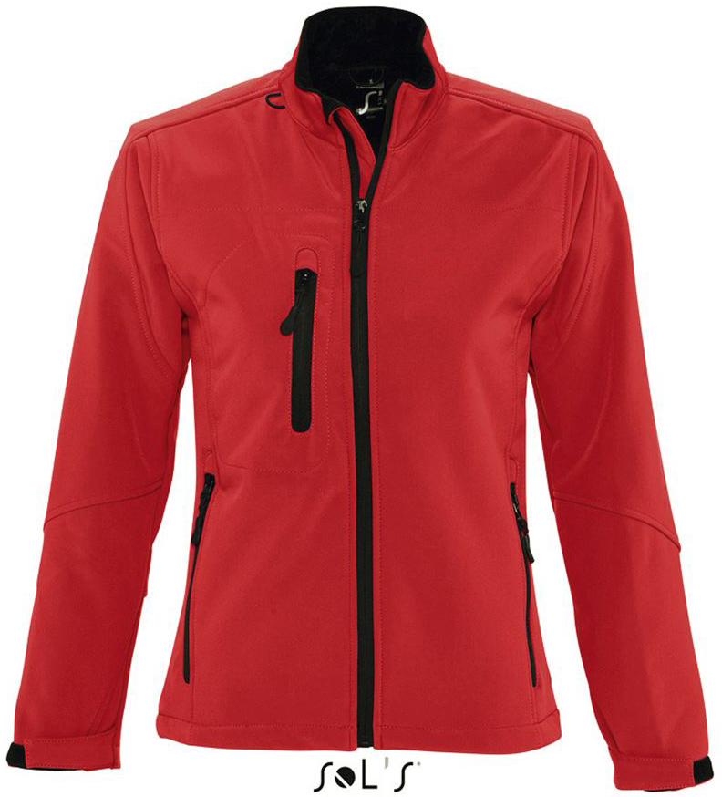 Sol's Roxy - Women's Softshell Zipped Jacket - červená