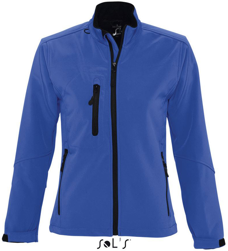 Sol's Roxy - Women's Softshell Zipped Jacket - modrá