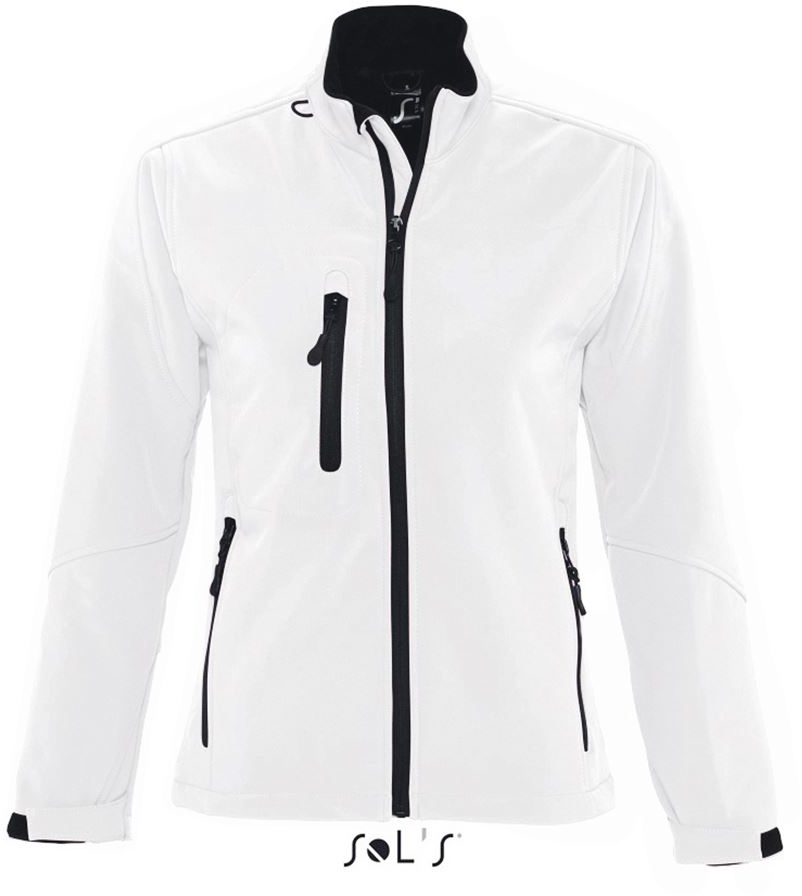 Sol's Roxy - Women's Softshell Zipped Jacket - Sol's Roxy - Women's Softshell Zipped Jacket - White