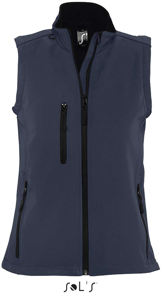 Sol's Rallye Women - Sleeveless Softshell Jacket - Sol's Rallye Women - Sleeveless Softshell Jacket - Navy