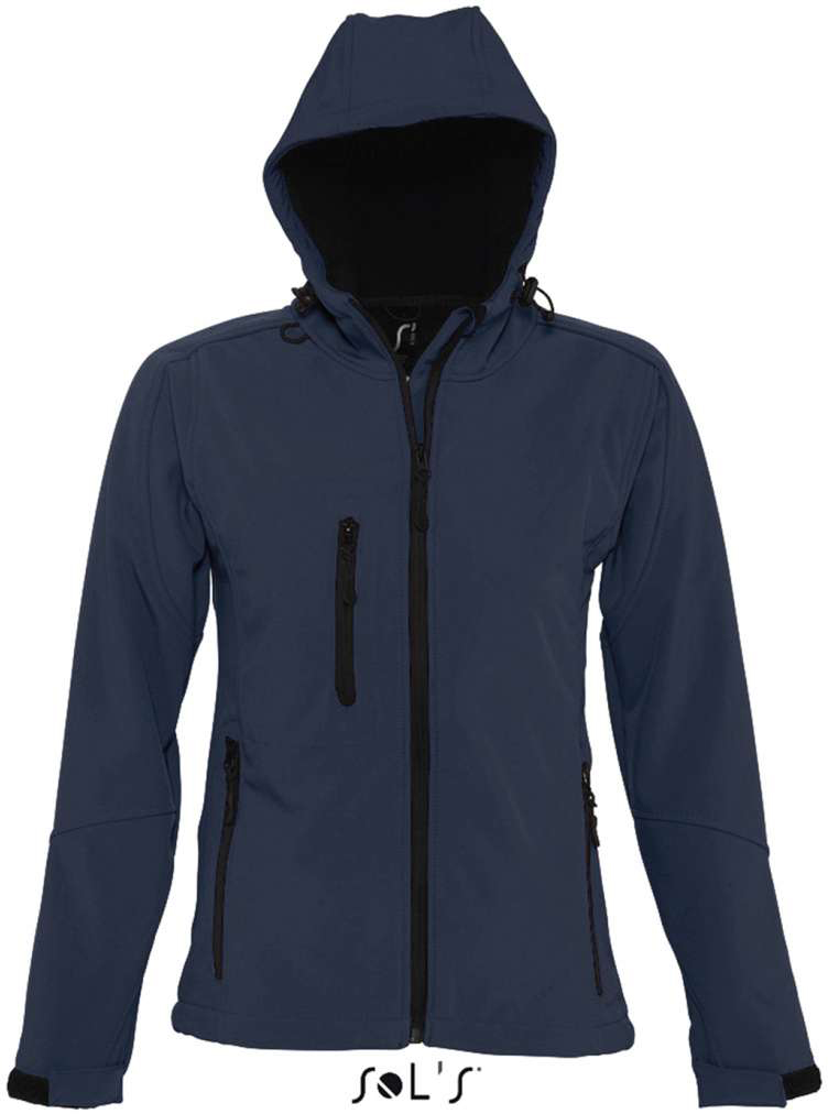 Sol's Replay Women - Hooded Softshell - Sol's Replay Women - Hooded Softshell - Navy