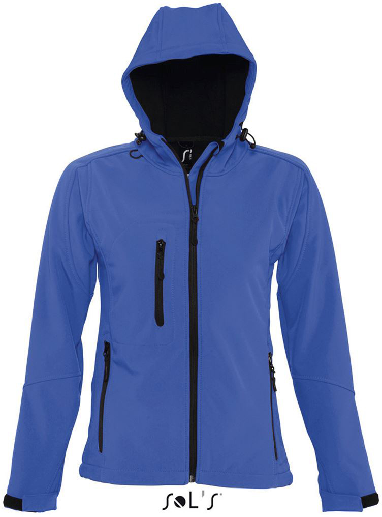 Sol's Replay Women - Hooded Softshell - blue