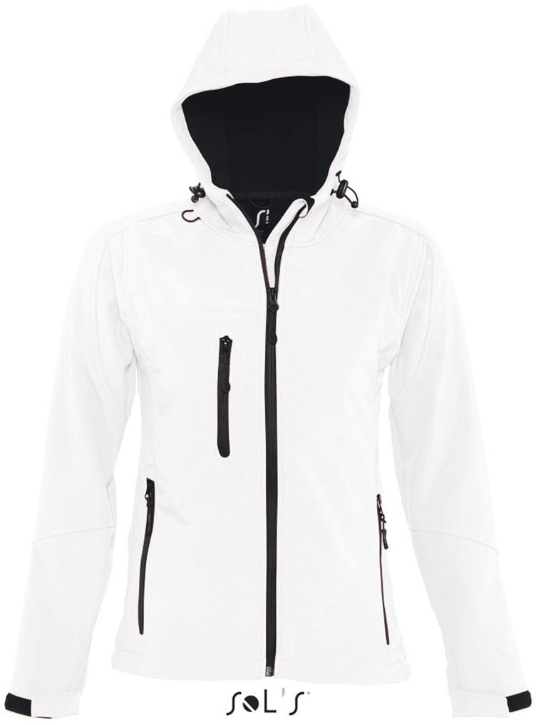 Sol's Replay Women - Hooded Softshell - bílá