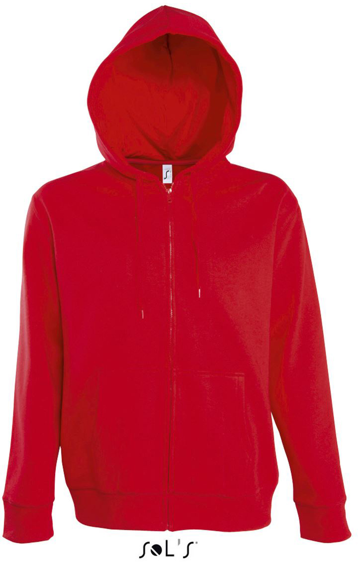 Sol's Seven Men - Jacket With Lined Hood - Sol's Seven Men - Jacket With Lined Hood - Red