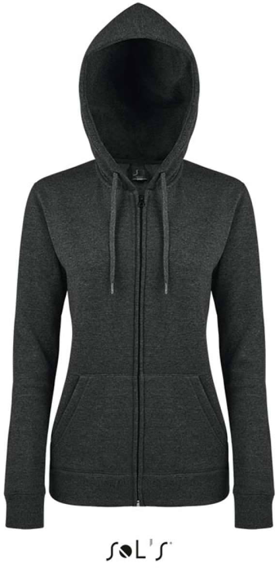 Sol's Seven Women - Jacket With Lined Hood - Sol's Seven Women - Jacket With Lined Hood - Dark Heather