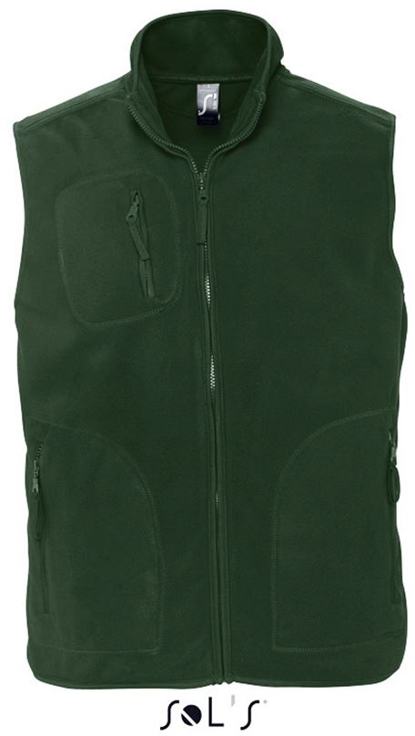 Sol's Norway - Unisex Sleeveless Fleece Cardigan - green