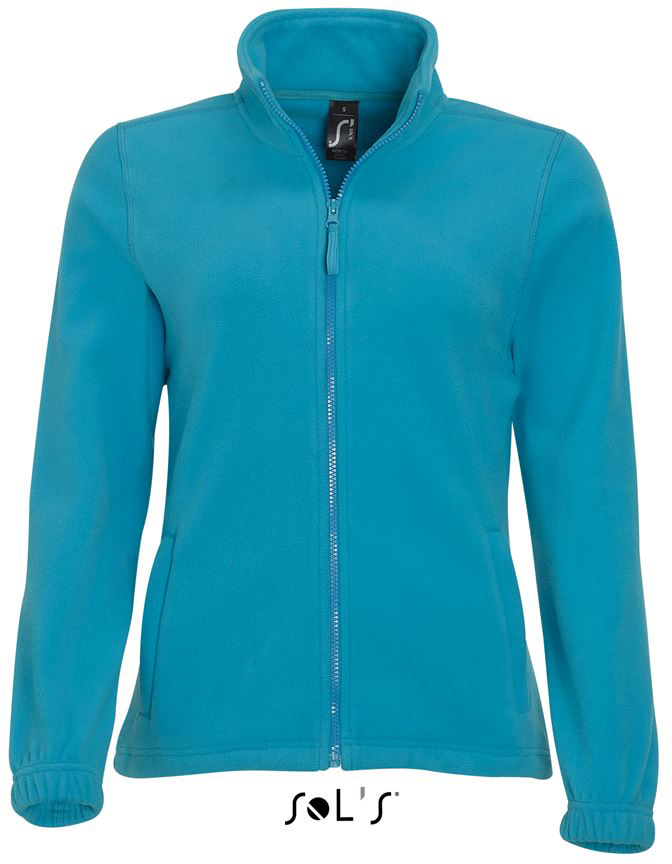 Sol's North Women - Zipped Fleece Jacket - modrá