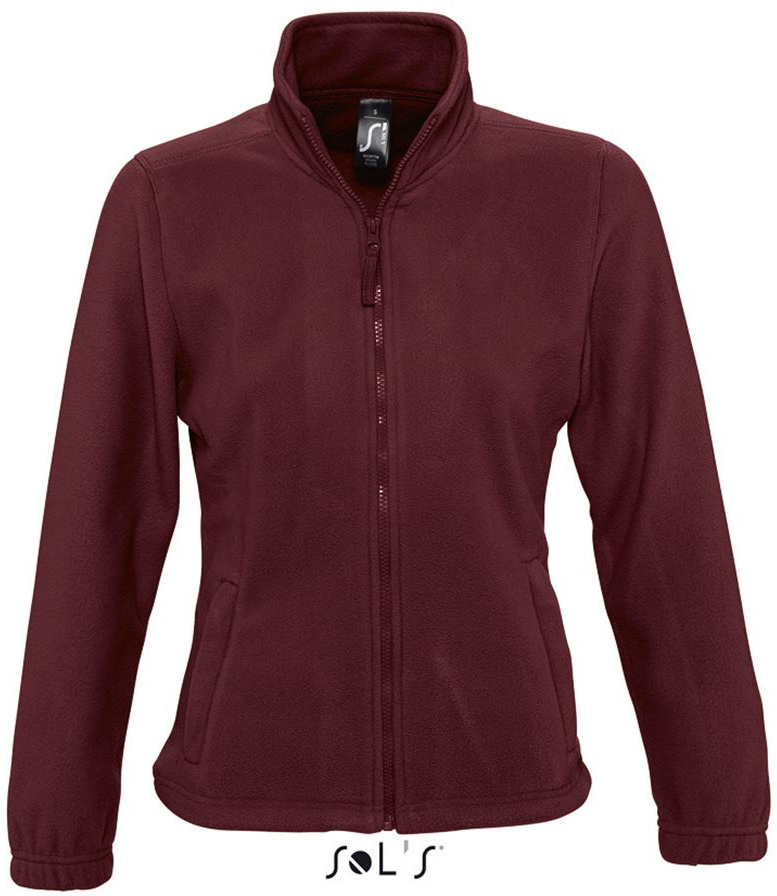 Sol's North Women - Zipped Fleece Jacket - red