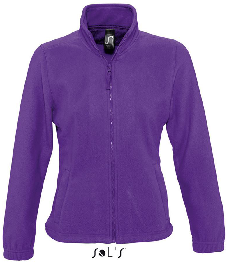 Sol's North Women - Zipped Fleece Jacket - Sol's North Women - Zipped Fleece Jacket - Purple