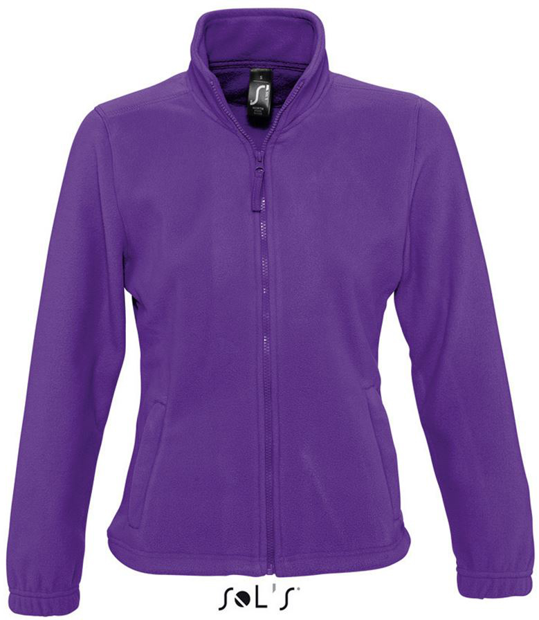 Sol's North Women - Zipped Fleece Jacket - fialová