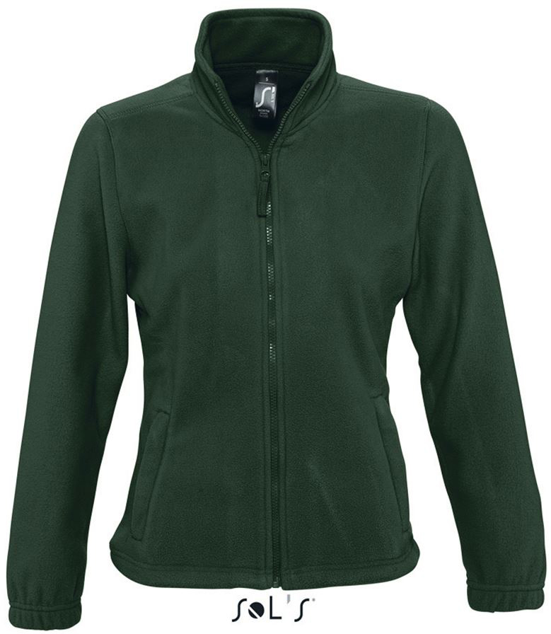 Sol's North Women - Zipped Fleece Jacket - zelená