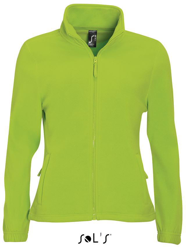 Sol's North Women - Zipped Fleece Jacket - Sol's North Women - Zipped Fleece Jacket - Lime