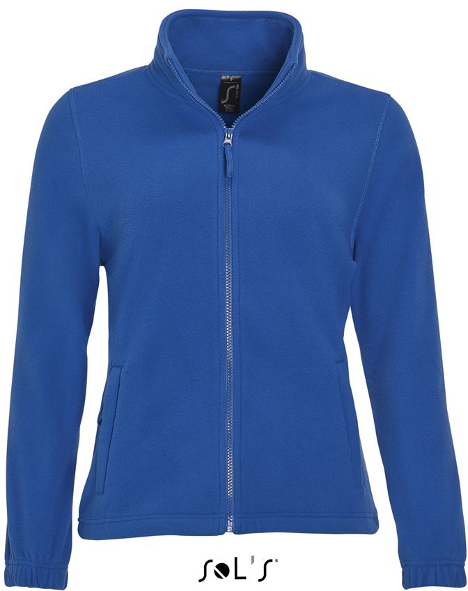 Sol's North Women - Zipped Fleece Jacket - modrá