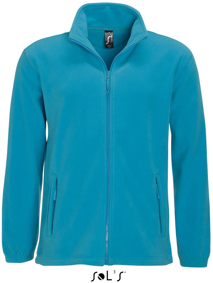 Sol's North Men - Zipped Fleece Jacket - blue