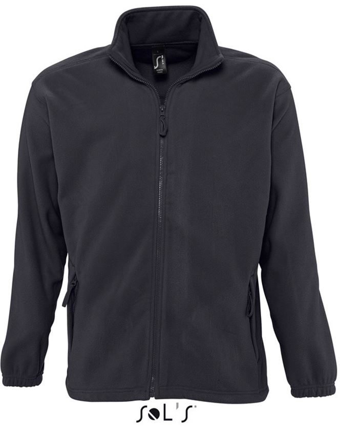 Sol's North Men - Zipped Fleece Jacket - Grau