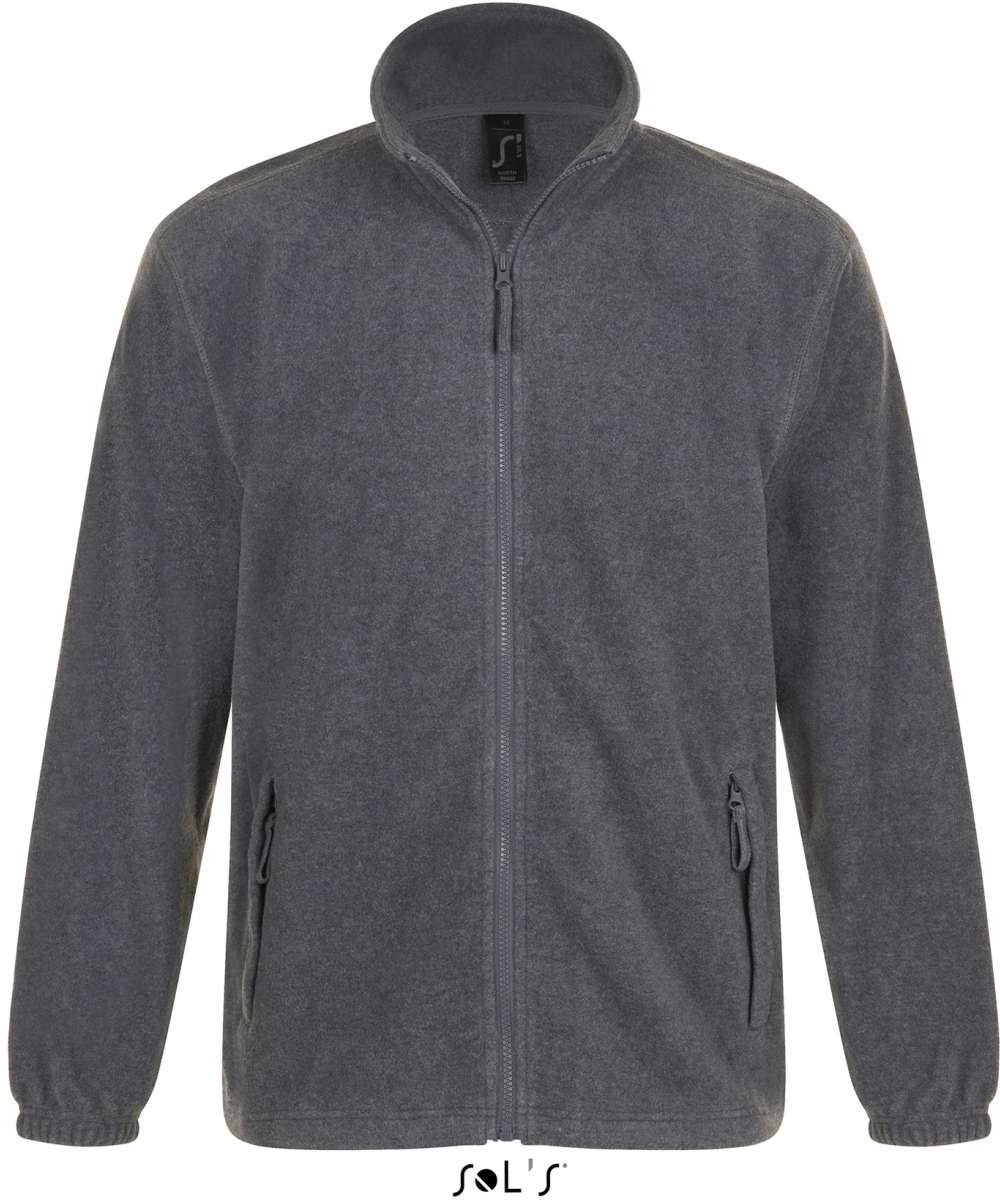 Sol's North Men - Zipped Fleece Jacket - Sol's North Men - Zipped Fleece Jacket - Sport Grey