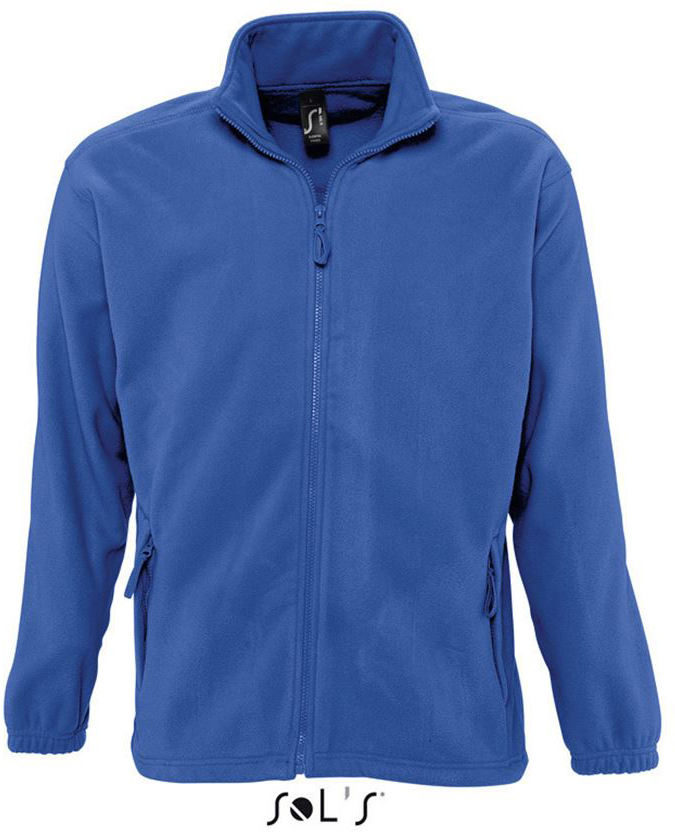 Sol's North Men - Zipped Fleece Jacket - blue