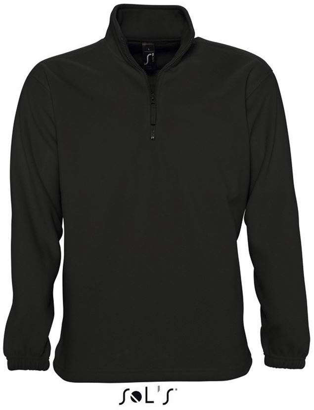 Sol's Ness - Fleece 1/4 Zip Sweatshirt - black