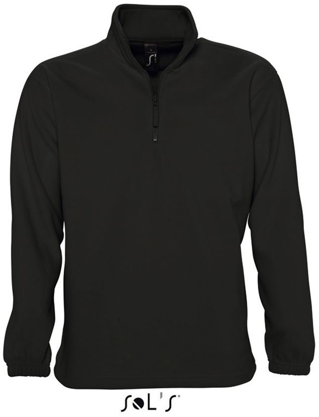 Sol's Ness - Fleece 1/4 Zip Sweatshirt - schwarz