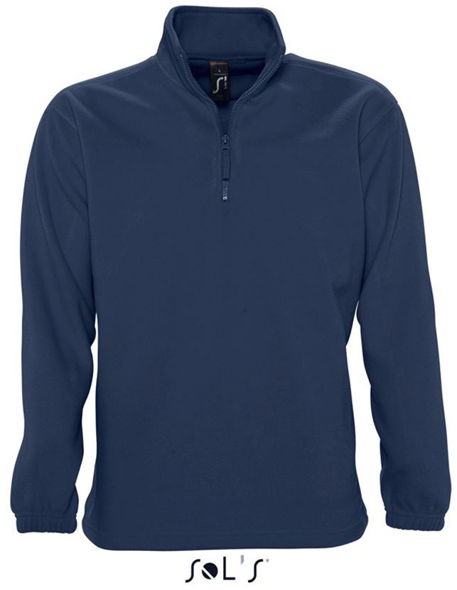 Sol's Ness - Fleece 1/4 Zip Sweatshirt - modrá