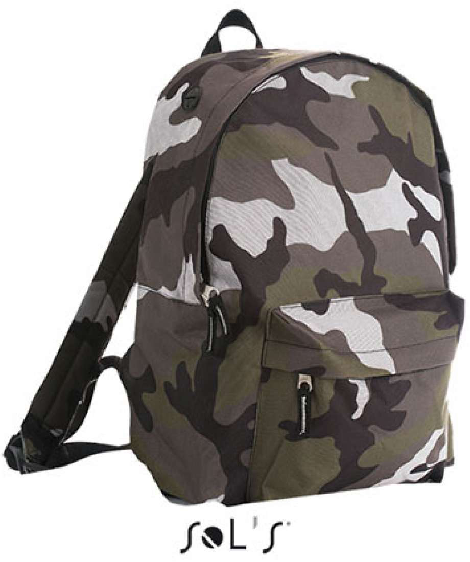 Sol's Rider - Kids' 600d Polyester Rucksack - Sol's Rider - Kids' 600d Polyester Rucksack - Camouflage